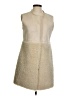 Dylan 100% Polyester Ivory Faux Fur Vest Size S - photo 1