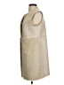 Dylan 100% Polyester Ivory Faux Fur Vest Size S - photo 5
