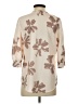 Shein Floral Tan 3/4 Sleeve Blouse Size 4 - photo 2