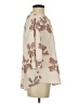 Shein Floral Tan 3/4 Sleeve Blouse Size 4 - photo 4