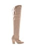 Charlotte Russe Ivory Tan Boots Size 6 - photo 1