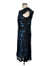 Shani 100% Polyester Blue Cocktail Dress Size 12 - photo 5
