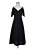 Ann Taylor 100% Polyester Black Cocktail Dress Size 0 - photo 1