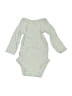 Carter's 100% Cotton Solid Gray Long Sleeve Onesie 3-6 MO / 6 MO - photo 1