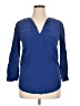 Unbranded Blue 3/4 Sleeve Blouse Size XL (estimated) - photo 1