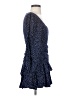 Aqua 100% Rayon Polka Dots Blue Cocktail Dress Size S - photo 4
