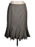 Margaret Frances Chevron-herringbone Gray Formal Skirt Size 8 - photo 1