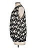 Agora Silver Black Sleeveless Blouse Size L - photo 5