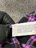 Zara Plaid Purple 3/4 Sleeve Button-Down Shirt Size S - photo 8