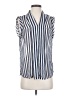Love 21 100% Polyester Stripes Blue Sleeveless Blouse Size S - photo 1
