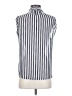 Love 21 100% Polyester Stripes Blue Sleeveless Blouse Size S - photo 2