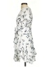 Storia 100% Polyester Print White Casual Dress Size S - photo 5