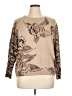 Shein Floral Tan Pullover Sweater Size XL (estimated) - photo 1