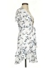 Storia 100% Polyester Print White Casual Dress Size S - photo 4