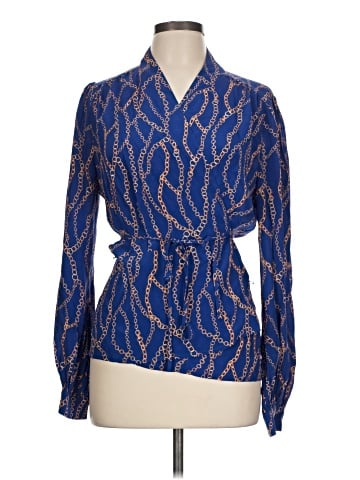L'Agence Long Sleeve Blouse (view 1)