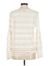 Max Edition Ivory Long Sleeve Blouse Size M - photo 2