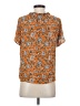 MOD Lusive 100% Rayon Orange Short Sleeve Blouse Size S - photo 2