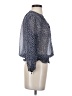 Sarah Spencer 100% Polyester Blue 3/4 Sleeve Blouse Size S - photo 4