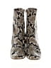 by FAR Animal Print Ivory Green Boots Size EU 38 - photo 2