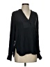 Vince. 100% Silk Black Long Sleeve Silk Top Size S - photo 1