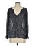 BA&SH 100% Polyester Gray Long Sleeve Blouse Size Sm (1) - photo 1
