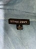 Style Envy 100% Rayon Blue 3/4 Sleeve Button-Down Shirt Size L - photo 7