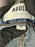 AGOLDE 100% Cotton Graphic Blue Jeans Size 26 waist - photo 5