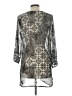 Signature 100% Polyester Silver 3/4 Sleeve Blouse Size L - photo 2