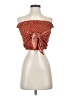 Unbranded 100% Cotton Orange Sleeveless Blouse Size S - photo 1