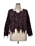 rue21 100% Polyester Tweed Black Cardigan Size XL - photo 1