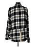Bella Dahl Plaid Black Long Sleeve Blouse Size M - photo 2