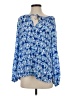 Lilly Pulitzer 100% Rayon Blue Long Sleeve Blouse Size S - photo 1