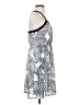 Charming Charlie 100% Polyester Graphic Silver Cocktail Dress Size S - photo 4
