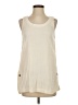 Soft Surroundings 100% Cotton Ivory Sleeveless Top Size XS - photo 1