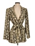 Zara Basic Animal Print Gold Blazer Size S - photo 1