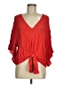 Entro Red 3/4 Sleeve Blouse Size M (estimated) - photo 1
