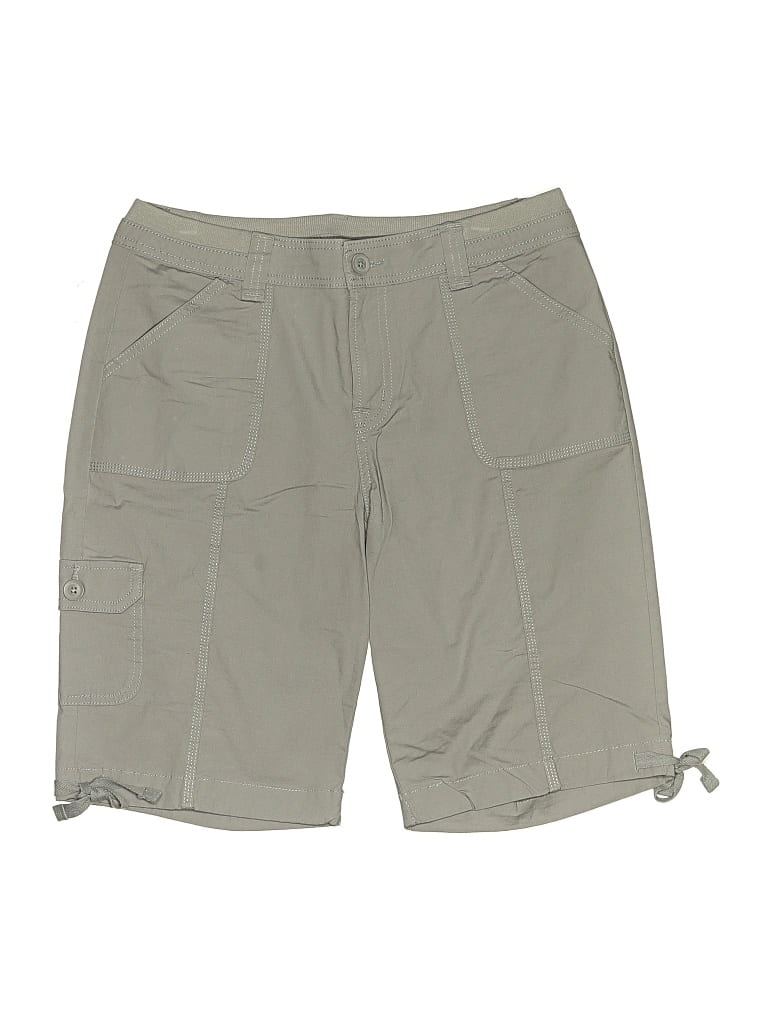Pre-owned St. John's Bay Cargo Shorts In Gray