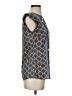 The Limited Outlet 100% Polyester Blue Sleeveless Blouse Size XS - photo 4