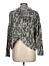 Slate & Willow Animal Print Gray Pullover Sweater Size L - photo 2
