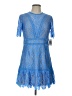 Saylor 100% Nylon Blue Cocktail Dress Size L - photo 1