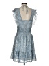 MICHAEL Michael Kors 100% Polyester Paisley Blue Cocktail Dress Size S - photo 2