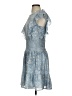 MICHAEL Michael Kors 100% Polyester Paisley Blue Cocktail Dress Size S - photo 5