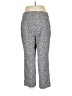 Carolina Belle Animal Print Silver Casual Pants Size 14W - photo 2