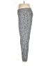 Carolina Belle Animal Print Silver Casual Pants Size 14W - photo 5