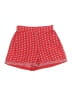 Max Studio 100% Polyester Hearts Red Shorts Size S - photo 1