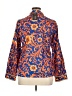 Uoozee 100% Polyester Orange 3/4 Sleeve Blouse Size 1X - photo 2