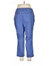 dalia Polka Dots Blue Casual Pants Size 14W - photo 2