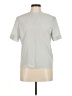 Kasper A.S.L. 100% Polyester Silver Short Sleeve Turtleneck Size 6 - photo 1