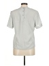 Kasper A.S.L. 100% Polyester Silver Short Sleeve Turtleneck Size 6 - photo 2