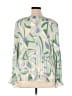 Nine West 100% Polyester Green 3/4 Sleeve Blouse Size 0X - photo 2